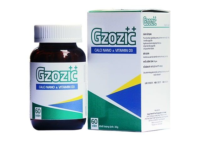 Gzozic nằm trong danh sách 8 viên uống bổ sung canxi tốt nhất hiện nay.