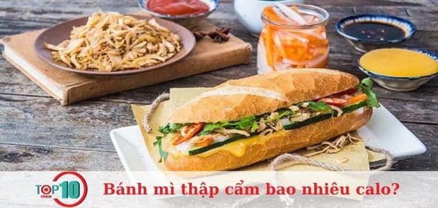 bánh mì thập cẩm có chứa bao nhiêu calo