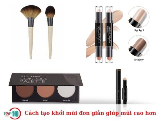 Hướng dẫn tạo khối mũi đơn giản để làm mũi trông cao hơn