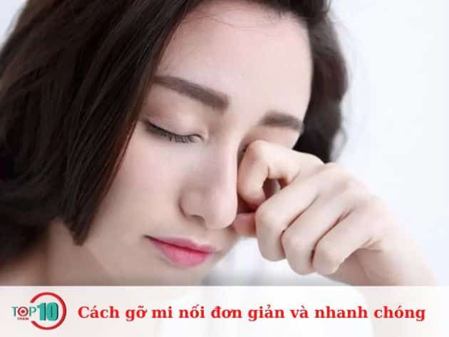 Cách tháo mi nối đơn giản và hiệu quả