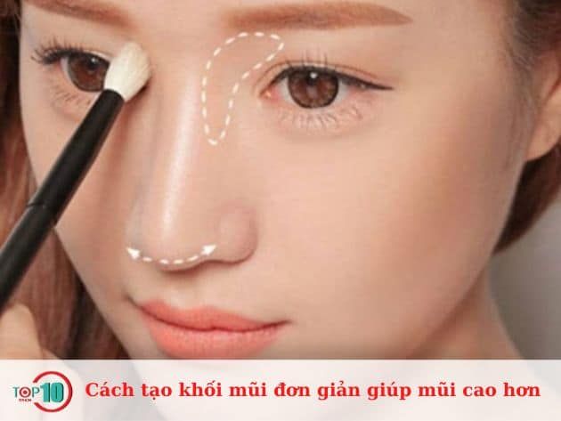 Phương pháp tạo khối mũi đơn giản giúp nâng cao mũi