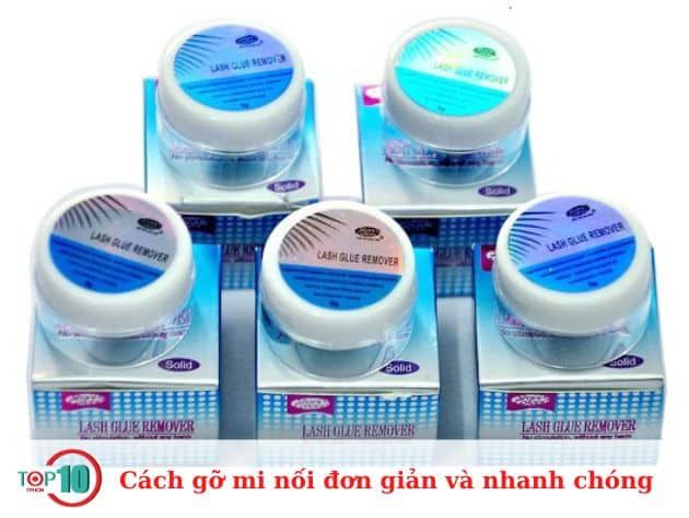 Cách tháo mi nối nhanh chóng và dễ dàng