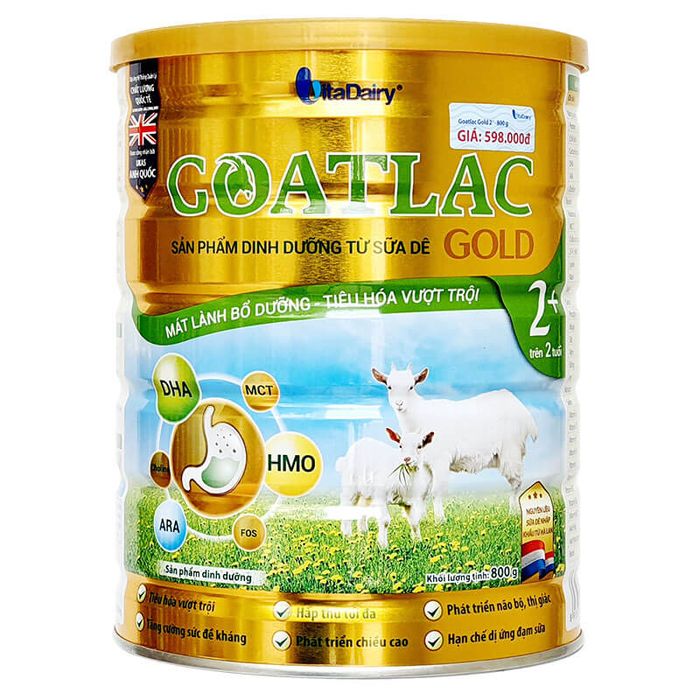 Hình ảnh sữa dê GOATLAC 2