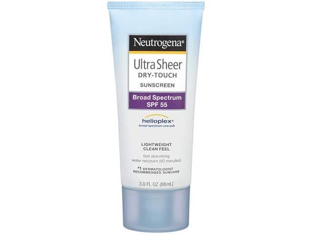 Neutrogena nằm trong Top 10 Kem Chống Nắng Tốt Nhất Hiện Nay