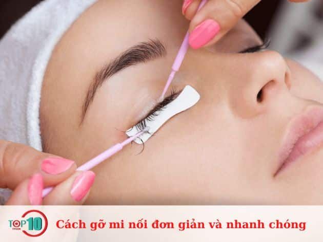 Phương pháp gỡ mi nối nhanh chóng và đơn giản