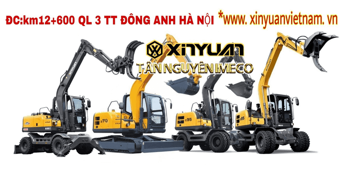 mua bán máy xúc cũ tại hà nội