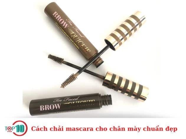 Hướng dẫn chải mascara chân mày đẹp chuẩn