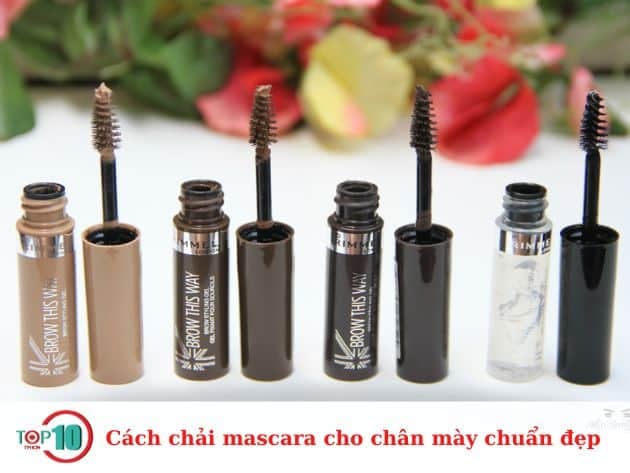 Hướng dẫn chải mascara chân mày đẹp chuẩn