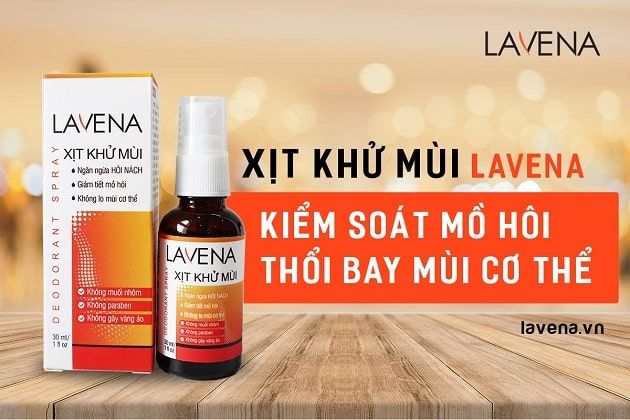 Sản phẩm thuốc hôi nách Lavena