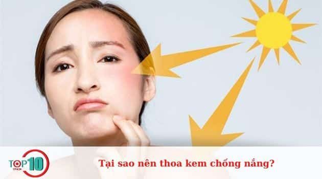 Tại sao việc thoa kem chống nắng là cần thiết?