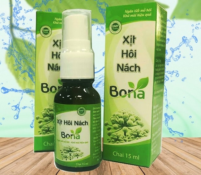 Bona nằm trong Top 10 thuốc trị hôi nách hiệu quả nhất hiện nay