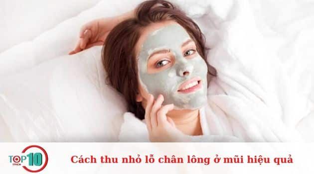 Sử dụng mặt nạ đất sét