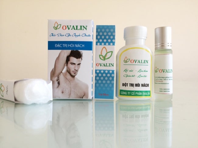 Ovalin nằm trong Top 10 thuốc trị hôi nách hiệu quả nhất hiện tại