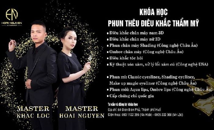 Danh sách 10 địa chỉ phun xăm thẩm mỹ uy tín và chất lượng nhất tại Huế - Hoài Nguyễn