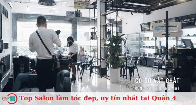 Những salon làm tóc đẹp và uy tín nhất tại Quận 4