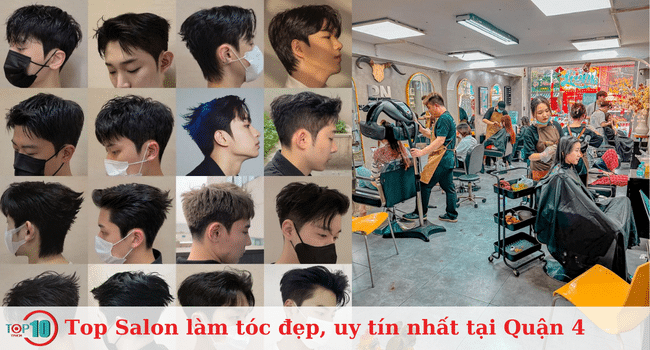 Top các salon làm tóc đẹp và uy tín nhất tại Quận 4