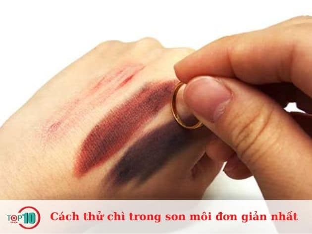 Những cách đơn giản nhất để kiểm tra chì trong son môi