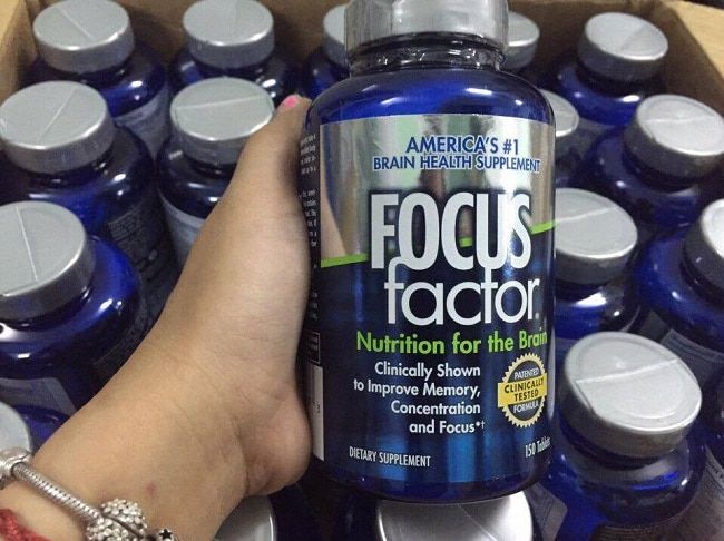 Viên uống bổ não Focus Factor 150 viên (Mỹ) nằm trong danh sách 10 loại thuốc bổ não hàng đầu hiện nay giúp cải thiện trí nhớ