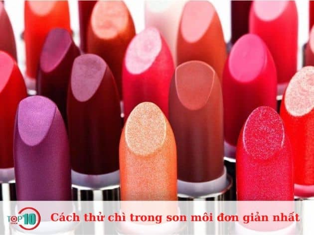 Những cách đơn giản để kiểm tra chì trong son môi