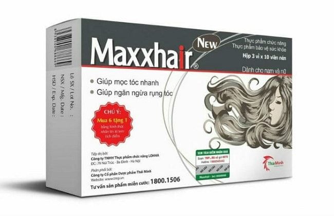 Maxxhair nằm trong danh sách Top 10 thuốc mọc tóc hiệu quả nhất