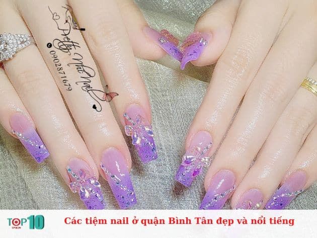 Những tiệm nail đẹp và nổi tiếng ở quận Bình Tân