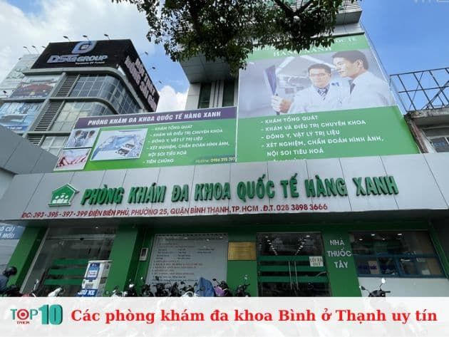 Các phòng khám đa khoa uy tín tại quận Bình Thạnh