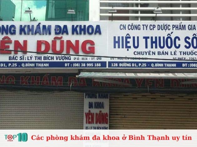 Các phòng khám đa khoa uy tín tại Bình Thạnh