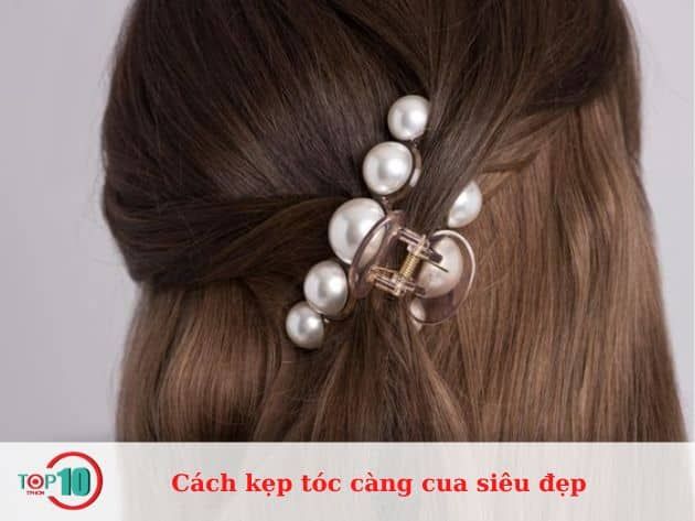 Các kiểu kẹp tóc càng cua cực đẹp