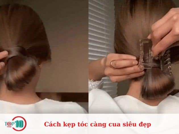 Các kiểu kẹp tóc càng cua đẹp tuyệt vời