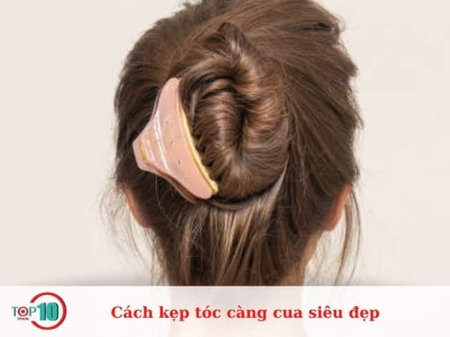 Các kiểu kẹp tóc càng cua cực đẹp