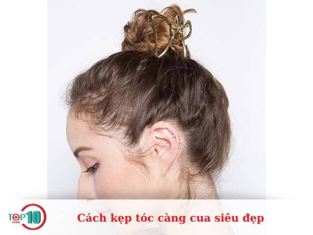 Các kiểu kẹp tóc càng cua đẹp mắt