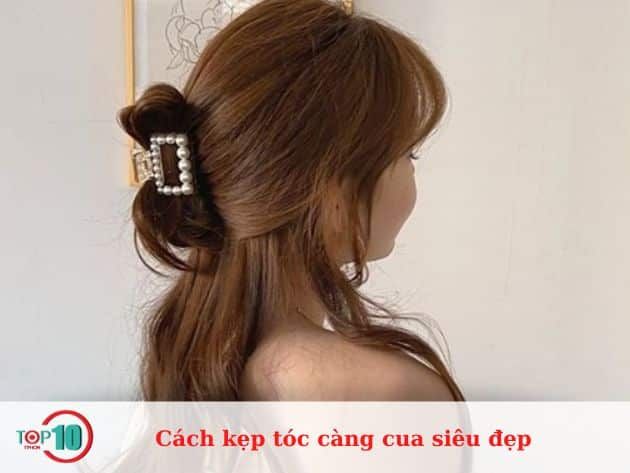 Những kiểu kẹp tóc càng cua đẹp mắt