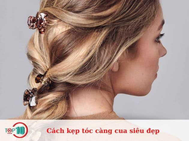 Các kiểu kẹp tóc càng cua cực đẹp