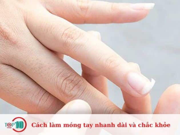 Cách giúp móng tay dài nhanh và chắc khỏe