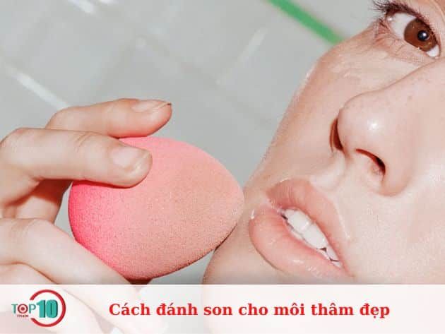 Hướng dẫn tô son cho môi thâm hiệu quả