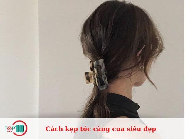 Những kiểu kẹp tóc càng cua đẹp mắt