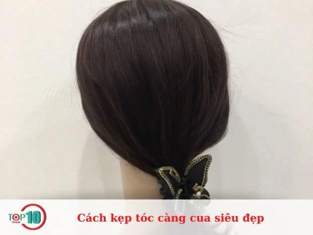 Những kiểu kẹp tóc càng cua đẹp mê ly