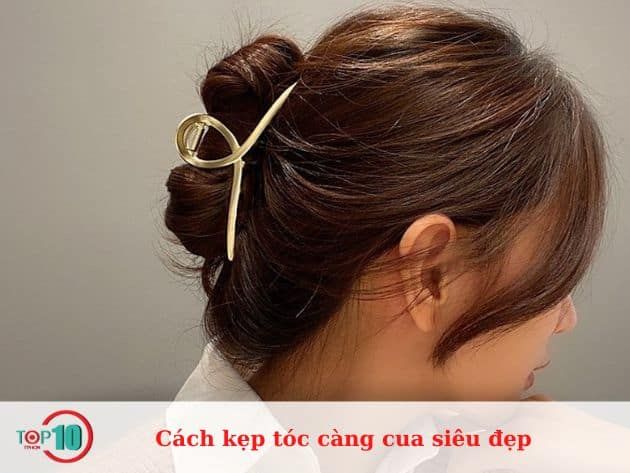 Những kiểu kẹp tóc càng cua cực đẹp