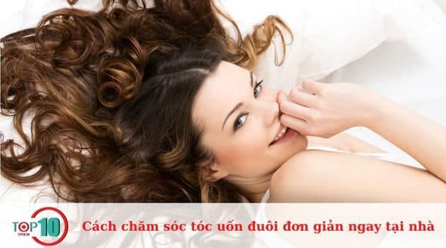 Hãy điều chỉnh lại tóc trước khi đi ngủ để giữ nếp tóc tốt hơn