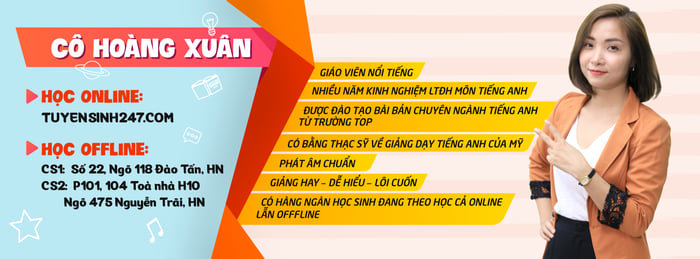 Học Tiếng Anh với Cô Hoàng Xuân - Hình ảnh 1