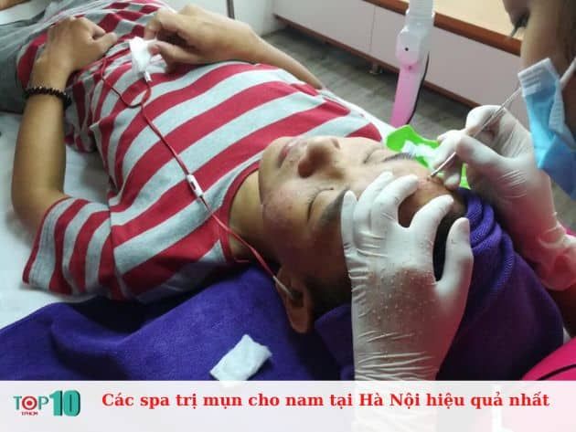 Những spa trị mụn hiệu quả nhất cho nam giới tại Hà Nội