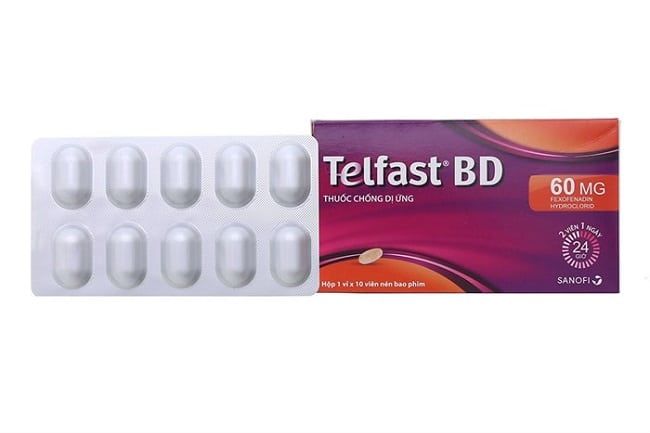 Telfast BD nằm trong danh sách các sản phẩm <strong>thuốc chống dị ứng</strong> hàng đầu hiện nay