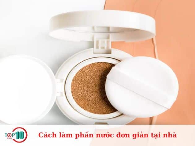 Hướng dẫn tự làm phấn nước đơn giản tại nhà