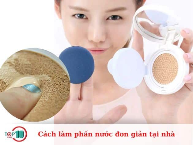 Hướng dẫn tự làm phấn nước đơn giản tại nhà