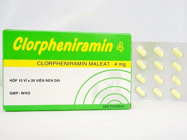 Clorpheniramin 4 nằm trong danh sách các <strong>thuốc chống dị ứng</strong> hàng đầu hiện nay