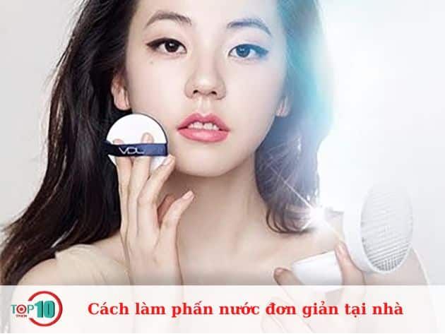 Hướng dẫn tự làm phấn nước đơn giản tại nhà