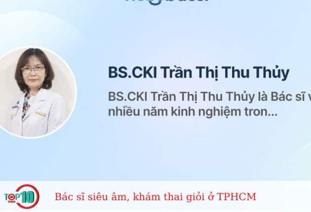 Bác sĩ Chuyên khoa I Trần Thị Thu Thủy