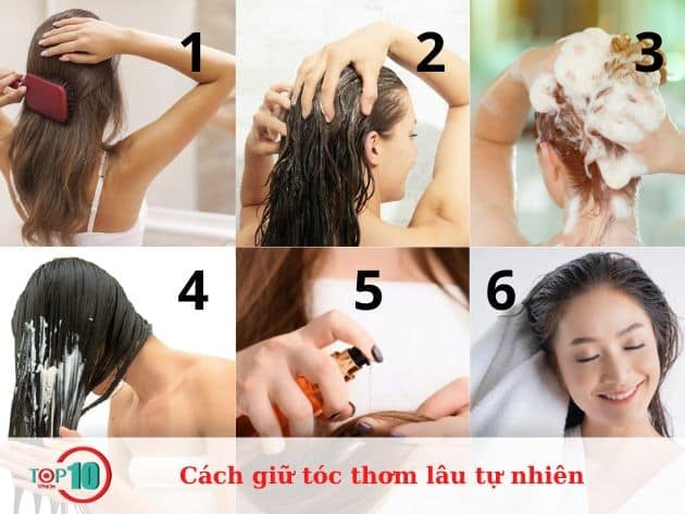 Mẹo giữ tóc thơm lâu tự nhiên