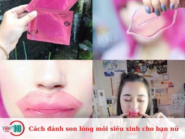 Hướng dẫn tô son lòng môi đẹp mắt cho các bạn nữ