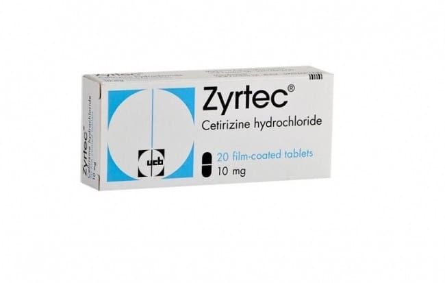 Zyrtec nằm trong danh sách <strong>10 sản phẩm thuốc chống dị ứng tốt nhất hiện nay</strong>